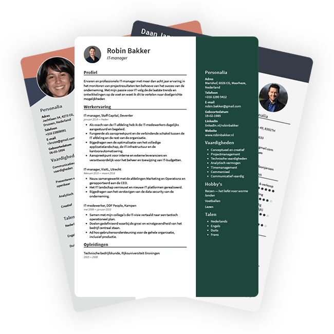 templates cv